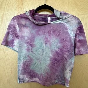 Purple Tie-Dye Women's Top